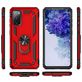 Mobigear Armor Ring Samsung Galaxy S20 FE Hülle Hardcase Backcover Stoßfest mit Ringhalter - Schwarz