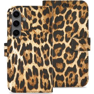 My Style Flex Wallet Samsung Galaxy S25 Hülle Klapphülle Geldbörse - Wild Leopard