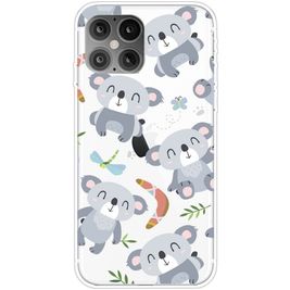 Mobigear Design iPhone 12 Pro Max Hülle Flexibles TPU Backcover - Koala