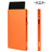 Valenta Cardprotector Aluminium Kartenhalter - 5 Karten - MagSafe-kompatibel - Orange