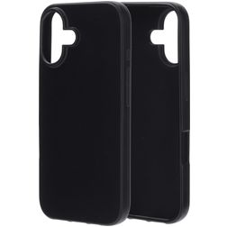 Mobiparts Classic iPhone 16 Hülle Flexibles TPU Backcover - Schwarz