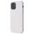Mobigear Rubber Touch iPhone 12 Silikon Hülle Backcover - Weiß