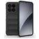 Mobigear Bumpy Xiaomi 15 Hülle Flexibles TPU Backcover - Schwarz