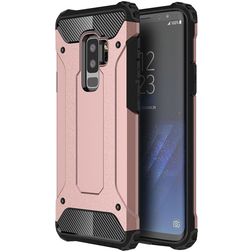 Mobigear Outdoor Samsung Galaxy S9 Plus Hülle Hardcase Backcover Stoßfest - Roségold