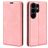 Mobigear Retro Slim Samsung Galaxy S26 Ultra Klapphülle Portemonnaie - Pink