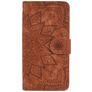 Mobigear Mandala iPhone 11 Pro Hülle Klapphülle Geldbörse - Braun