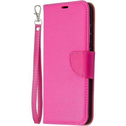 Mobigear Excellent Samsung Galaxy S20 FE Hülle Klapphülle Geldbörse - Magenta