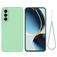 Mobigear Rubber Touch Samsung Galaxy A57 Silikon Hülle Backcover - Grün