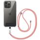 Mobigear Nylon Lanyard Universal-Handykette einstellbar - Roségold