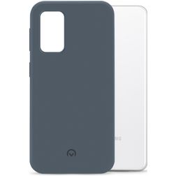 Mobilize Rubber Gelly Samsung Galaxy A32 5G Hülle Flexibles TPU Backcover - Matt Blue