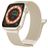Mobigear Luxury Loop Milanaise Apple Watch Armband Magnetverschluss - 49/46/45/44 mm - Polarstern