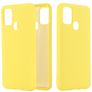 Mobigear Rubber Touch Samsung Galaxy M31 Silikon Hülle Backcover - Gelb
