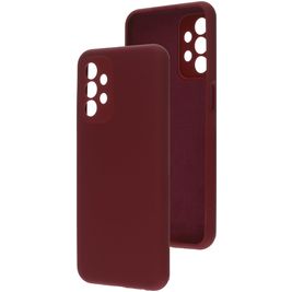 Mobiparts Samsung Galaxy A23 Silikon Hülle Backcover - Plum Red