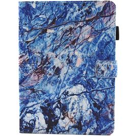 Mobigear Marble iPad 5 (2017) Hülle Klapphülle - Blau