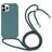 Mobigear Lanyard iPhone 16 Pro Max Silikon Handykette - Grün