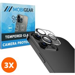 Mobigear iPhone 12 Pro Max Panzerglas Gehärtetes Glas Kameralinsen Schutz - Hüllenfreundlich (3er Pack)