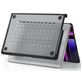 Mobigear Shockproof Pro MacBook Pro 16 Zoll (2021-2024) Hardcase Hülle MacBook Case - Schwarz - Model A2485 / A2780 / A2991 / A3186