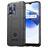 Mobigear Rugged Shield Realme C35 Hülle Flexibles TPU Backcover Stoßfest - Schwarz