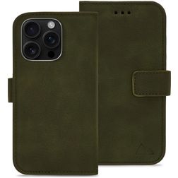 My Style Flex Wallet iPhone 16 Pro Hülle Klapphülle Geldbörse - Forest Green