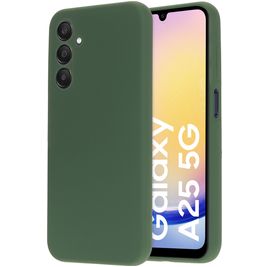 Mobiparts Samsung Galaxy A25 Silikon Hülle Backcover - Forest Green