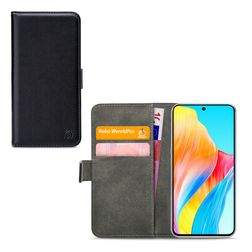 Mobilize Classic Gelly Wallet OPPO A98 Klapphülle Portemonnaie - Schwarz