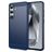 Mobigear Brushed Slim Samsung Galaxy S24 FE Hülle Flexibles TPU Backcover - Blau
