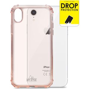My Style Protective Flex iPhone XR Hülle Flexibles TPU Backcover Stoßfest - Soft Pink