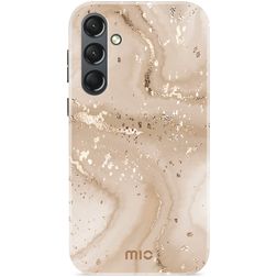 MIO Samsung Galaxy S24 Plus MagSafe Hülle Hardcase Backcover - Gold Marble