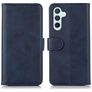 Mobigear Wallet Samsung Galaxy S24 FE Hülle Klapphülle Geldbörse - Blau