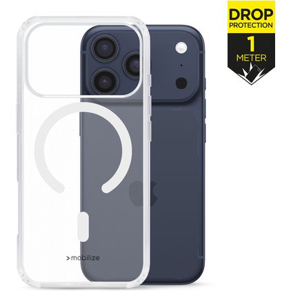 Mobilize Naked Protection Durchsichtig iPhone 17 Pro MagSafe Hülle Hardcase Backcover Stoßfest - Transparent
