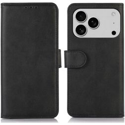 Mobigear Wallet iPhone 17 Pro Max Hülle Klapphülle Geldbörse - Schwarz