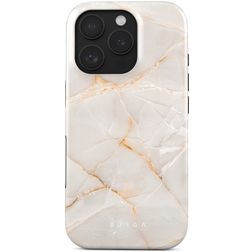Burga Tough iPhone 16 Pro Hülle Hardcase Backcover Stoßfest - Vanilla Sand