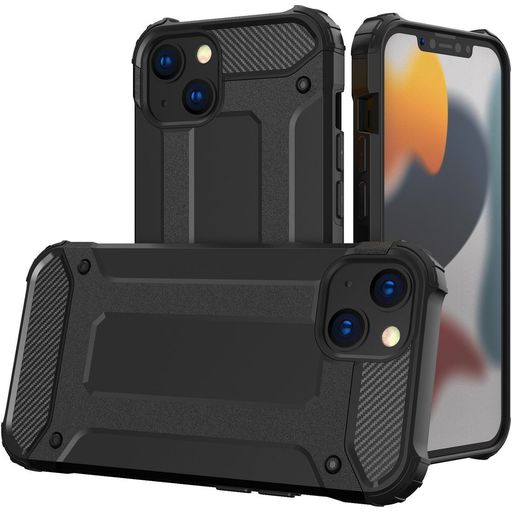 Mobigear Outdoor iPhone 14 Plus Hülle Hardcase Backcover Stoßfest - Schwarz