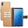 Mobiparts Saffiano Wallet iPhone XS Max Hülle Klapphülle Geldbörse - Copper