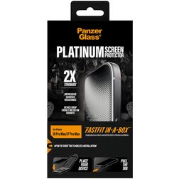PanzerGlass Ultra-Wide Fit FASTFIT iPhone 17 Pro Max Panzerglas Displayschutz - Hüllenfreundlich + Montagerahmen