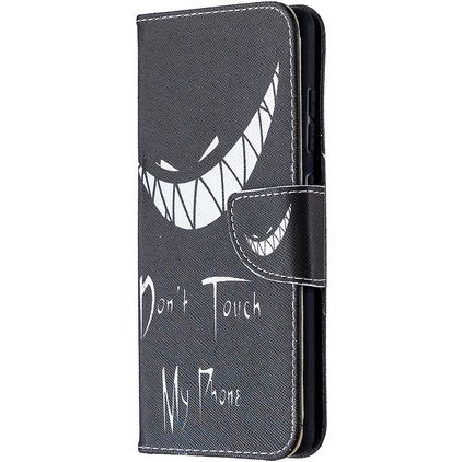 Mobigear Design Samsung Galaxy S20 FE Hülle Klapphülle Geldbörse - Do Not Touch