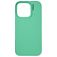 Nudient Base iPhone 16 Pro Max Silikon Hülle Backcover - Mint Green