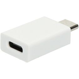 Mobiparts Data Blocker USB-C auf USB-C Adapter - Weiß
