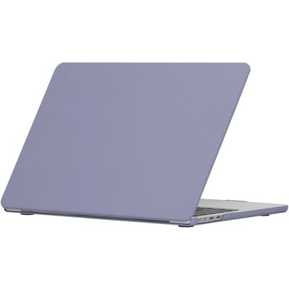Mobigear Cream Matte MacBook Air 13 Zoll (2022-2026) Hardcase Hülle MacBook Case - Grau - Model A2681 / A3113 / A3240 / A3449
