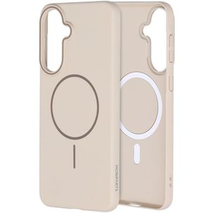 Mobiparts Slim Line Samsung Galaxy A37 MagSafe Hülle Hardcase Backcover - Off White