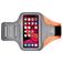 Mobigear Easy Fit Handyhalterung Joggen Xiaomi Mi Note 10 Sporthülle Neopren Sportarmband - Orange