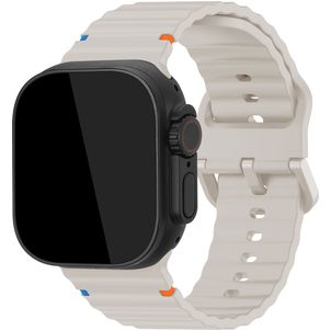 Mobilize Buckle Silikon Apple Watch Armband Dornschließe - 49/46/45/44 mm - Polarstern