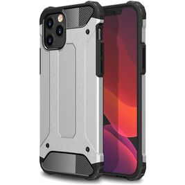 Mobigear Outdoor iPhone 12 Pro Max Hülle Hardcase Backcover Stoßfest - Silber