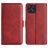Mobigear Slim Magnet HONOR X8 Hülle Klapphülle Geldbörse - Rot