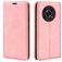 Mobigear Retro Slim HONOR Magic 4 Lite Hülle Klapphülle Geldbörse - Pink