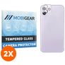 Mobigear iPhone 11 Panzerglas Gehärtetes Glas Kamera Schutz - Hüllenfreundlich (2er Pack)