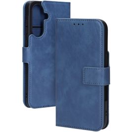 Mobiparts Classic Wallet Samsung Galaxy A36 MagSafe Hülle Klapphülle - Steel Blue