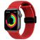 Mobigear Braided Mag Nylon Apple Watch Armband Magnetverschluss - 42/41/40/38 mm - Rot
