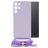 Mobilize Lanyard Gelly Samsung Galaxy S22 Ultra Flexibles TPU Handykette - Pastel Purple