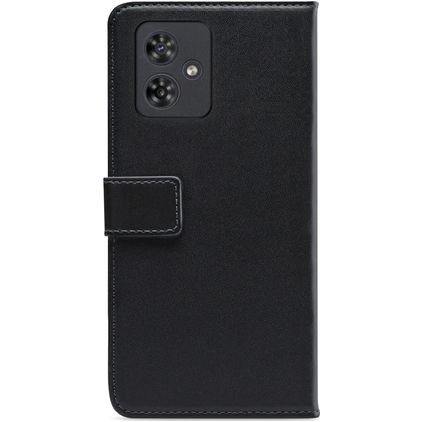 Mobilize Classic Gelly Wallet Motorola Moto G54 Klapphülle Portemonnaie - Schwarz